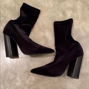 Tony Bianca  Black Velvet Women's Boots